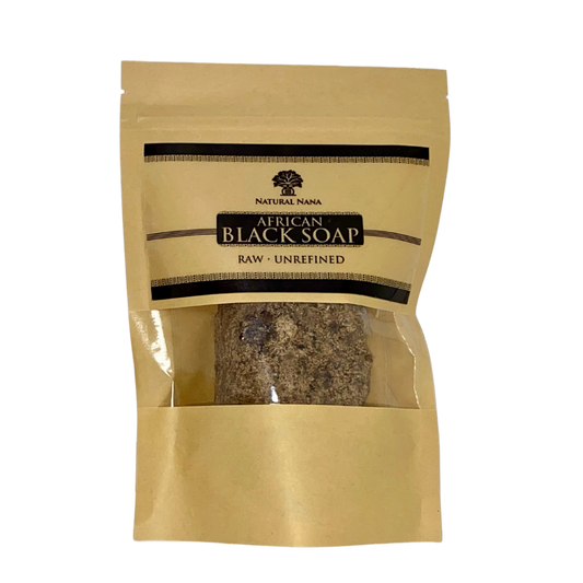 Raw Black Soap - Natural Nana