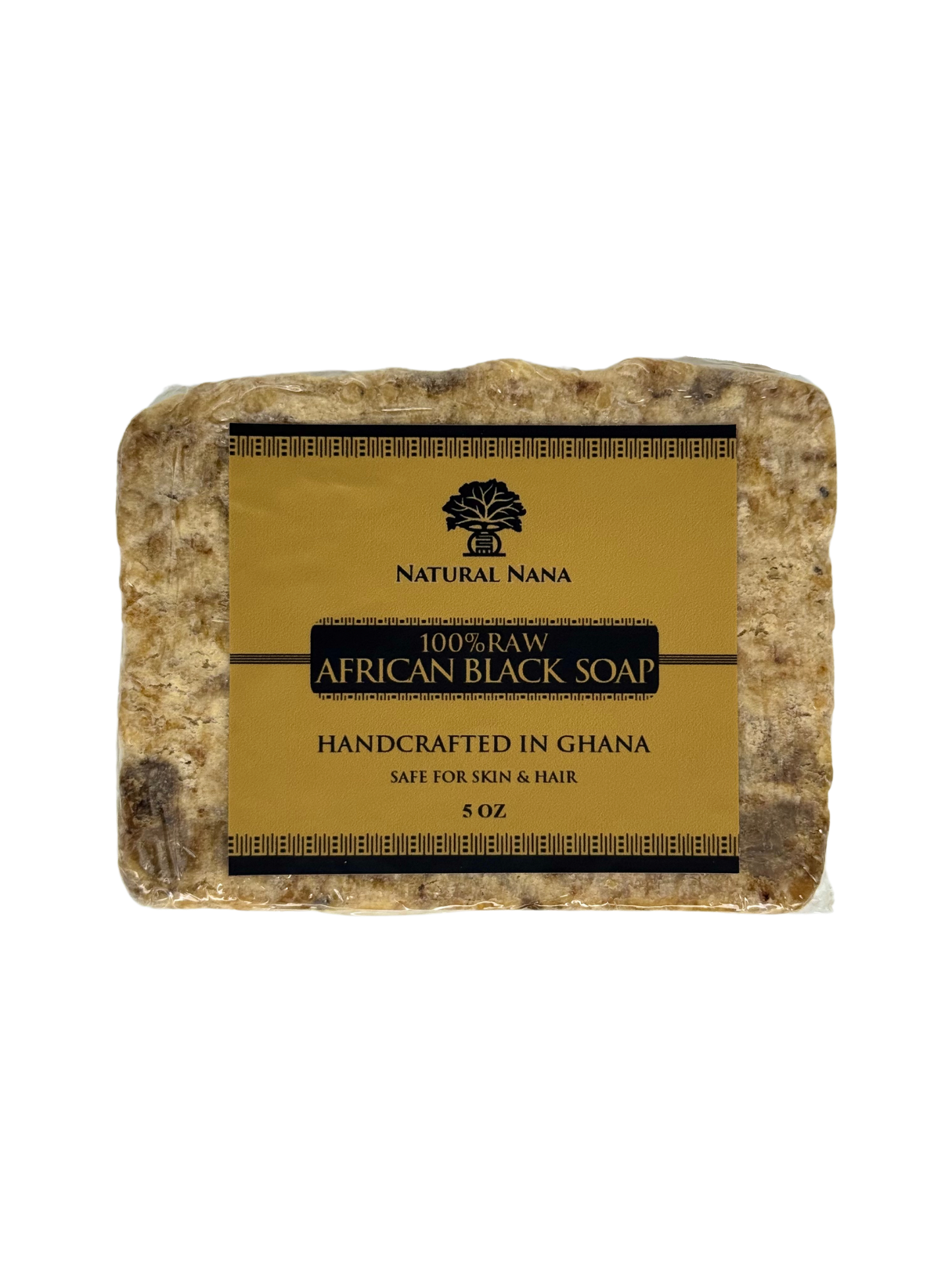 Raw Black Soap - Natural Nana