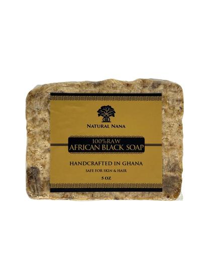 Raw Black Soap - Natural Nana