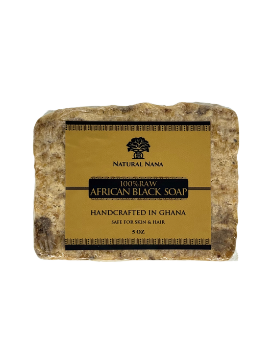 Raw Black Soap - Natural Nana