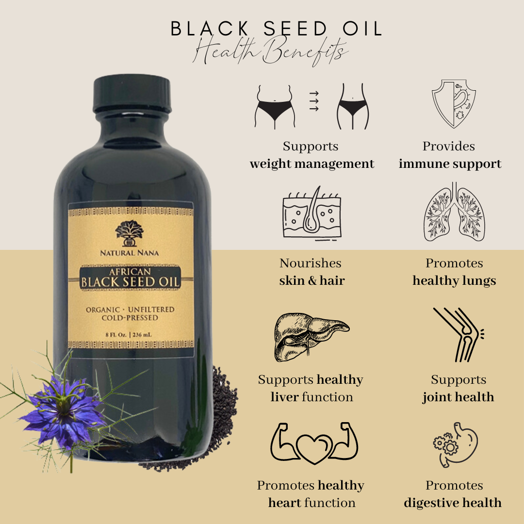 African Black Cumin Seed Oil - Natural Nana