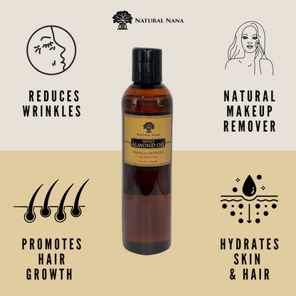 Sweet Almond Oil - Natural Nana